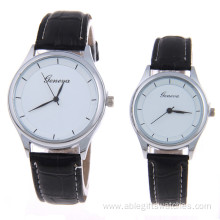 2016 New Arrival Couple Quartz Leather Wrist Watch